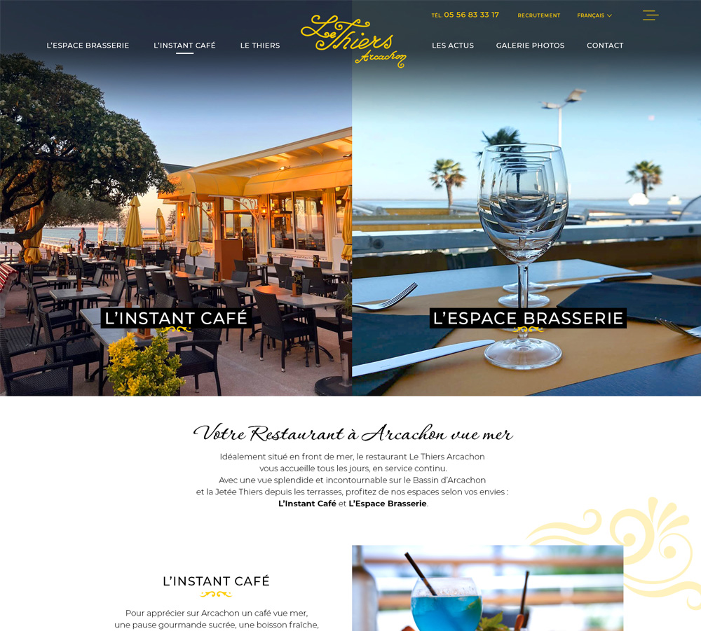 le thiers arcachon 33 - restaurant